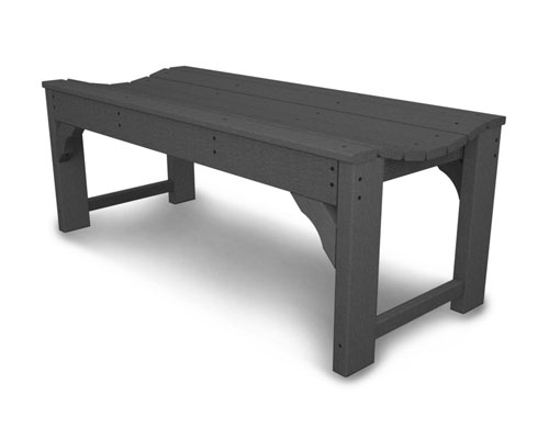 Slate Backless Garden Bench
