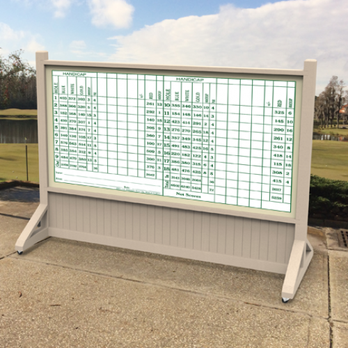 Portable Scoreboard (Small) - Designer Golf Products
