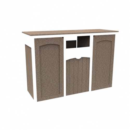 Towel with Return Bin Designer Golf Products