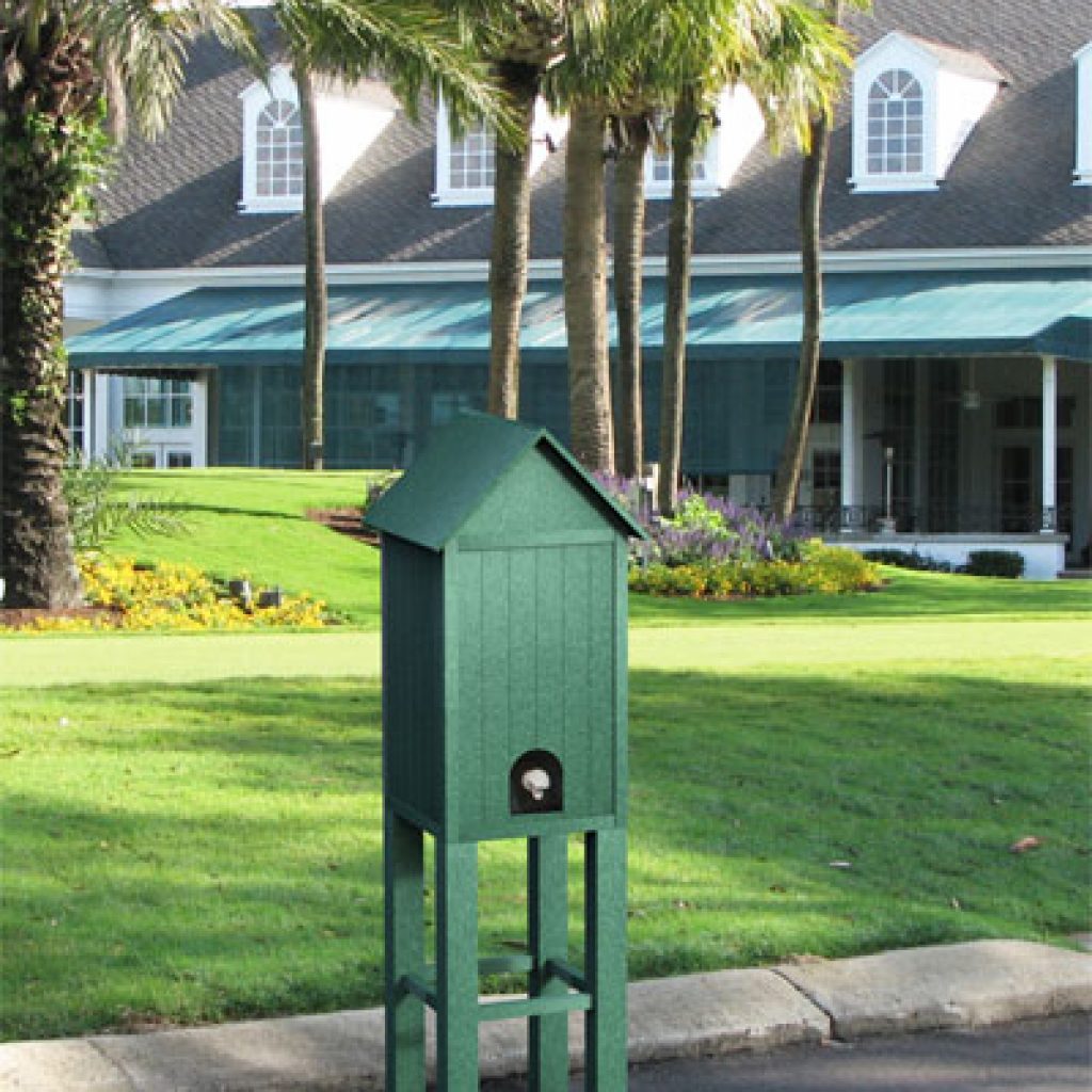 Golf Water Cooler Station | Water Cooler Cabinet & Waste Receptacle
