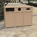 trash and recycling containers for golf courses