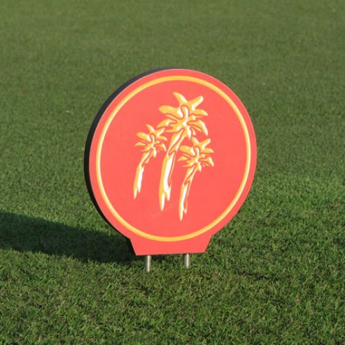Plastic Tee Marker Laminated Plastic Golf Tee Marker Budget Friendly