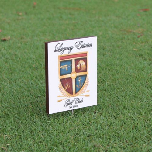 Plastic Golf Tee Marker Fade Resistant, Durable and Inexpensive