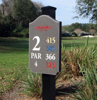 synthetic granite tee sign