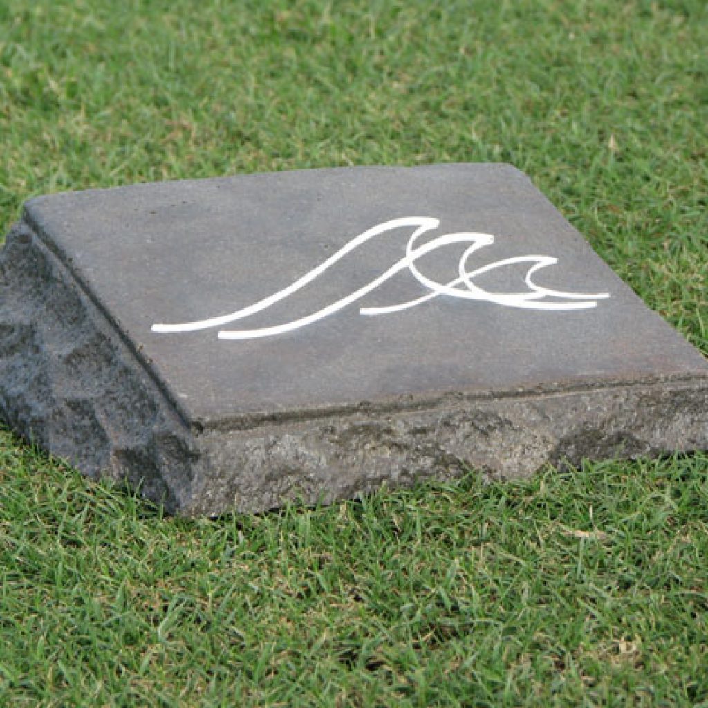 artificial granite golf tee marker