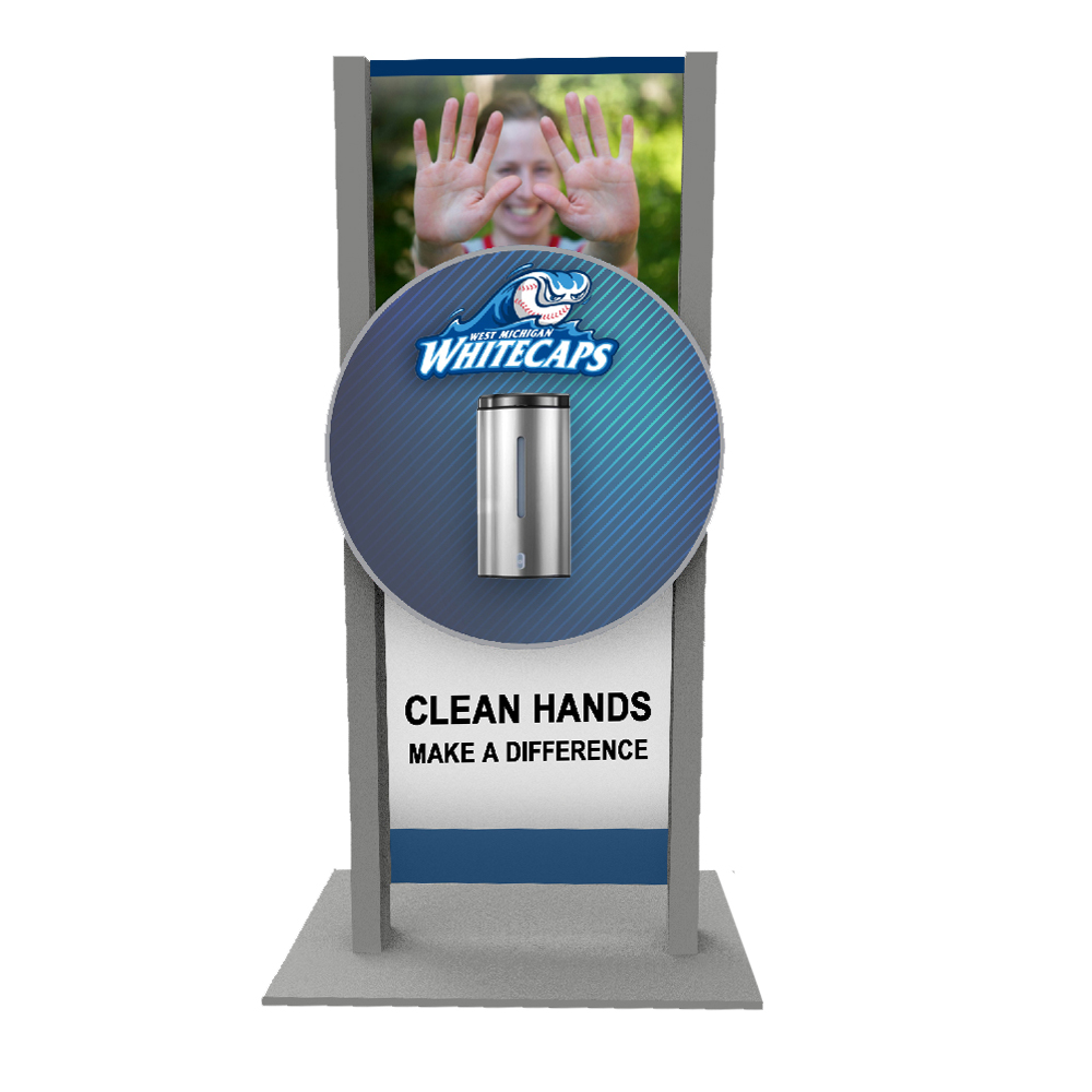 hand sanitizer holder stand