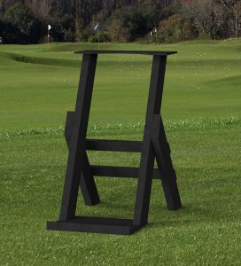 Golf Club Stand with Individual Notches for Golf Clubs