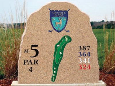 Golf Course Tee Signs | Golf Course Hole Signage