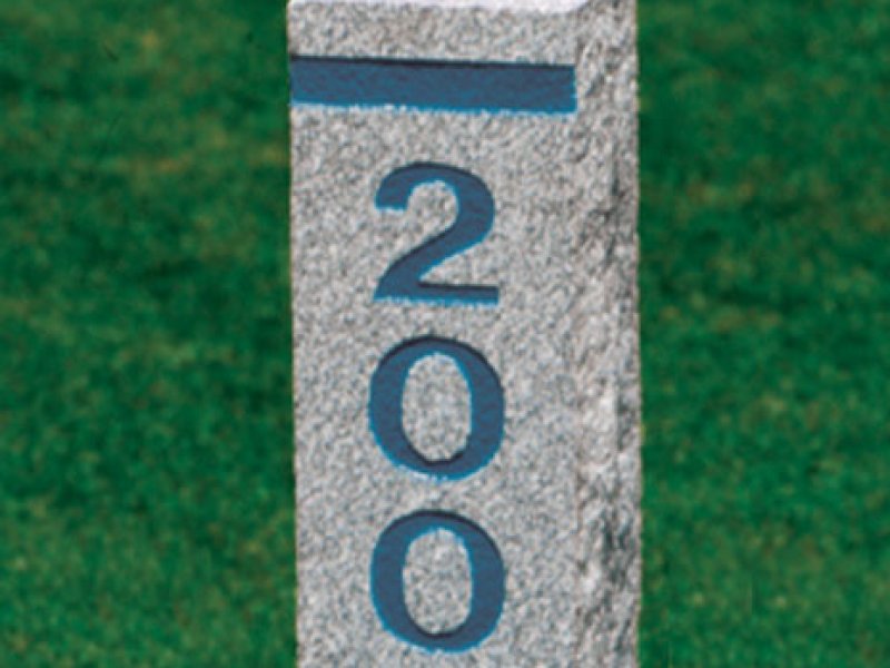 Yardage Markers Golf Course Tee & Fairway Yardage Markers