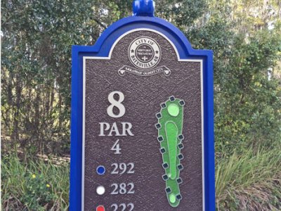 Golf Course Tee Signs | Golf Course Hole Signage