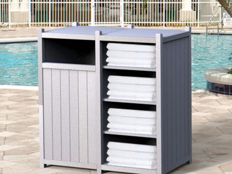 Towel Stations Towel Return Bins, Towel Valets, Towel Consoles & Huts
