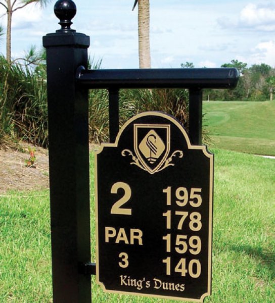 Tee Signs | Golf Course Hole Signs, Markers, Monuments & Consoles